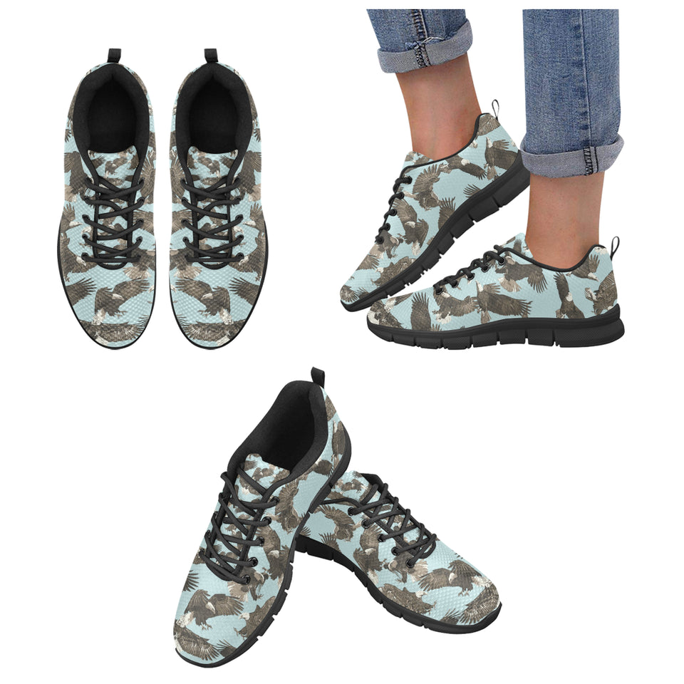 Eagle Pattern Print Design 01 Women's Sneaker Shoes