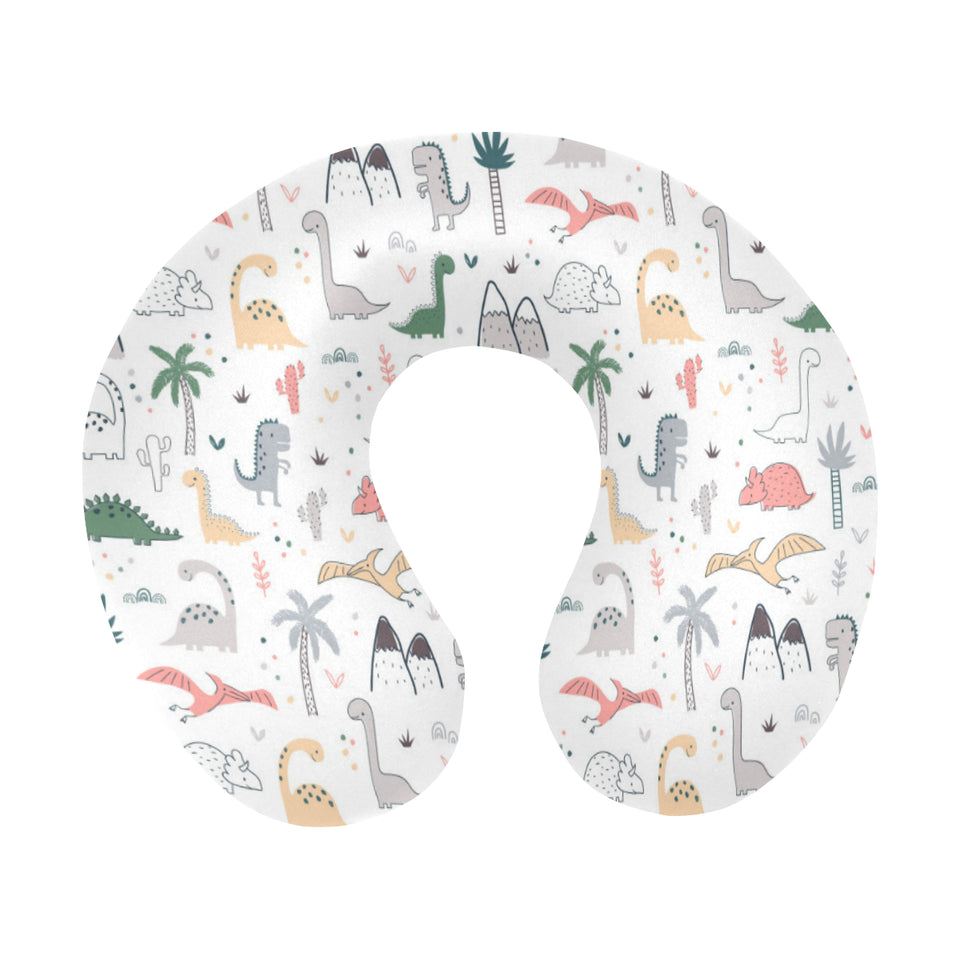 Cute cartoon dinosaurs tree pattern U-Shaped Travel Neck Pillow