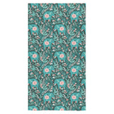 Elephants jungle pattern Bath Towel