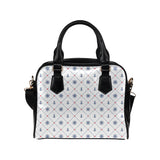 Anchor rudder nautical design pattern Shoulder Handbag