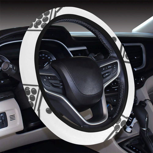 Billiard Ball Pattern Print Design 03 Car Steering Wheel Cover