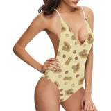 peanuts design pattern Women's One-Piece Swimsuit