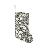 Gear Pattern Print Design 02 Christmas Stocking