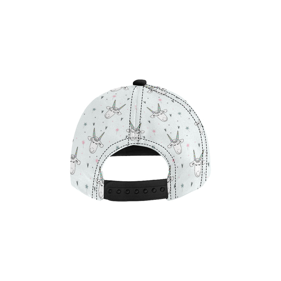 Cute goat design pattern All Over Print Snapback Cap