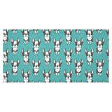 Hand drawn boston terrier dog pattern Tablecloth