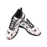 Cool rooster chicken cock floral ornament backgrou Women's Sneaker Shoes