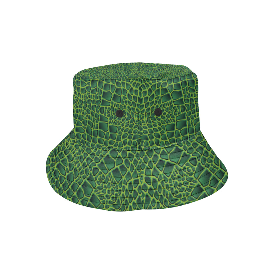 Crocodile Skin Printed Unisex Bucket Hat