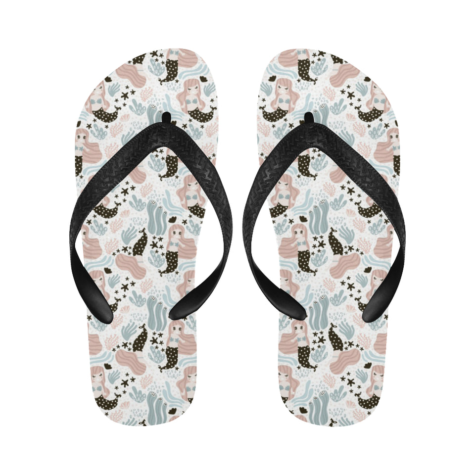 cute mermaid pattern Unisex Flip Flops