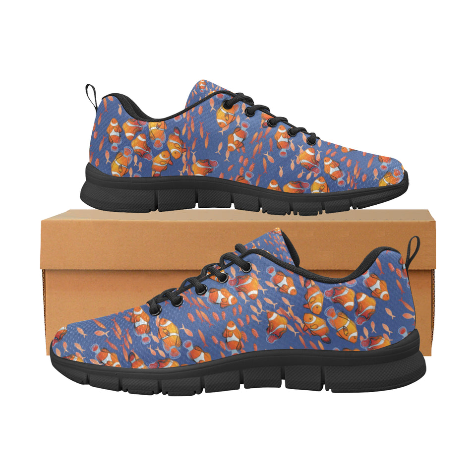 Clown Fish Pattern Print Design 04 Men's Breathable Sneakers ( Model 055)