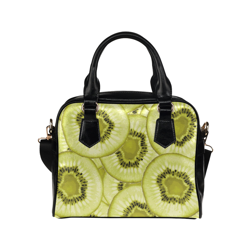 Sliced kiwi pattern Shoulder Handbag