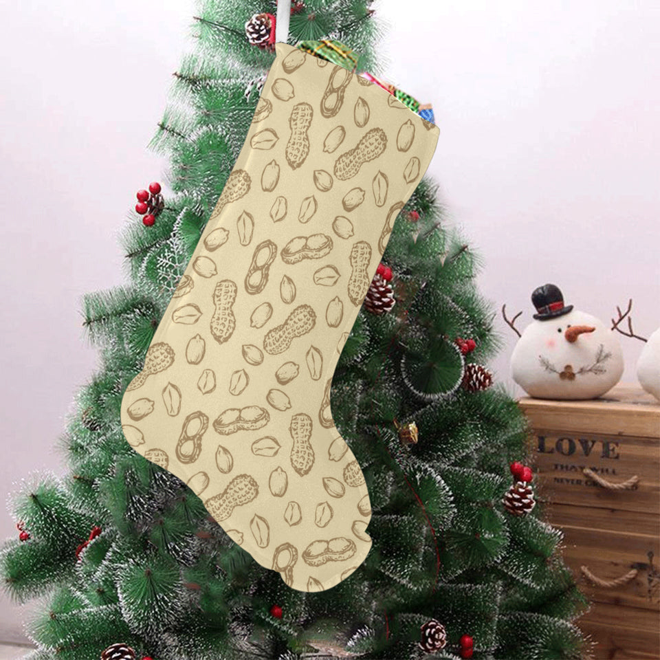 hand drawn peanuts pattern Christmas Stocking