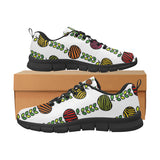 colorful apples leave zebra stripe Men's Sneaker Shoes