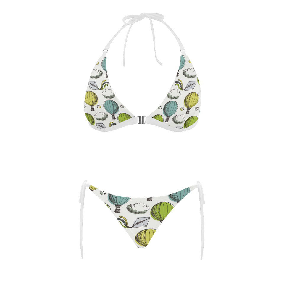 Hot Air Balloon Bird Cloud Pattern Sexy Bikinis Two-Piece Swimsuits