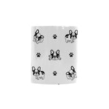 Cute french bulldog paw pattern Morphing Mug Heat Changing Mug