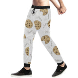Sketch style cookie pattern Unisex Casual Sweatpants