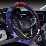 Red blue star pattern Car Steering Wheel Cover