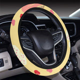 cake cupcake heart cherry pattern Car Steering Wheel Cover