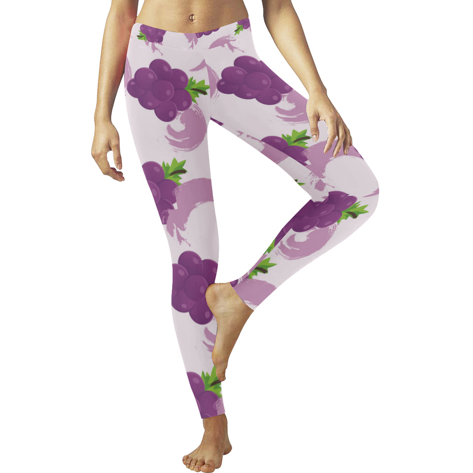 Cute Grape pattern Women's Legging Fulfilled In US