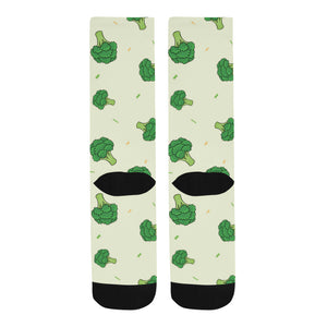 Broccoli pattern Crew Socks