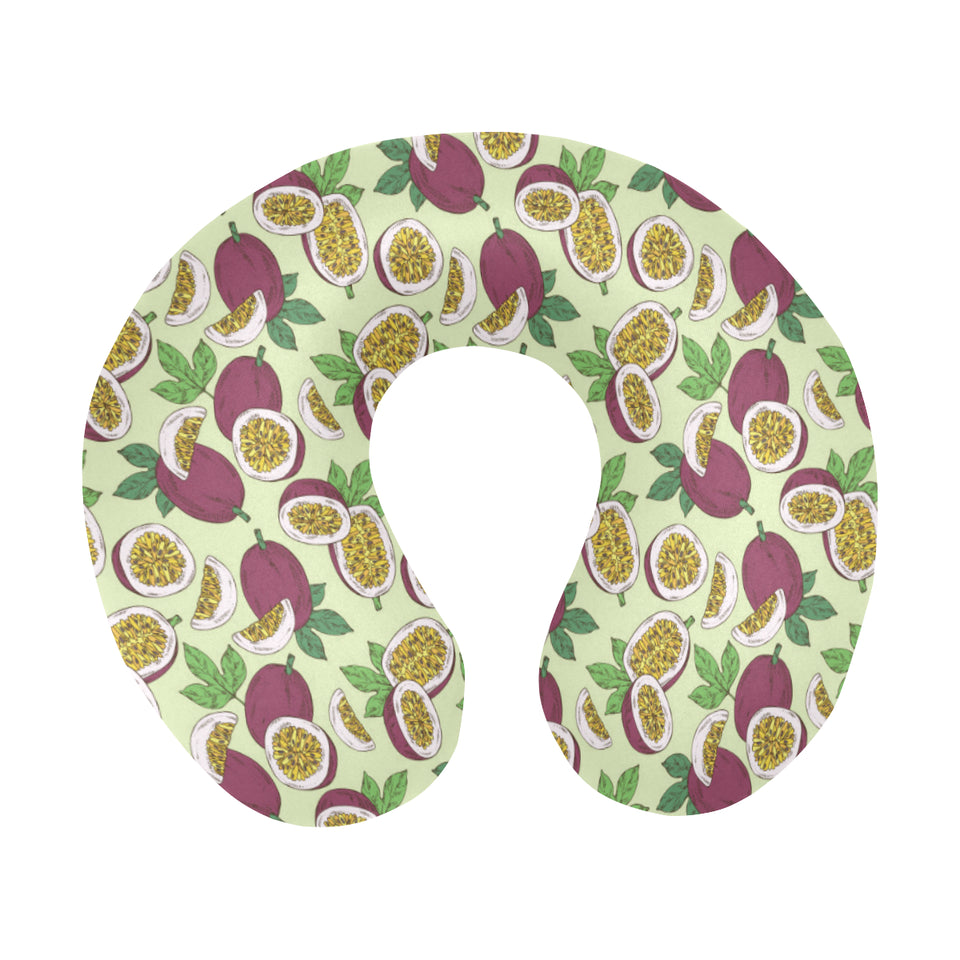 Paassion fruit pattern U-Shaped Travel Neck Pillow