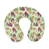 Paassion fruit pattern U-Shaped Travel Neck Pillow
