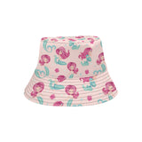 Cute little mermaid pattern Unisex Bucket Hat