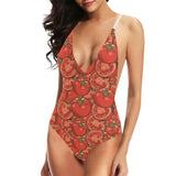 Red Tomato Pattern Women's One-Piece Swimsuit