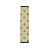 Yorkshire Terrier Pattern Print Design 01 Car Seat Belt Cover