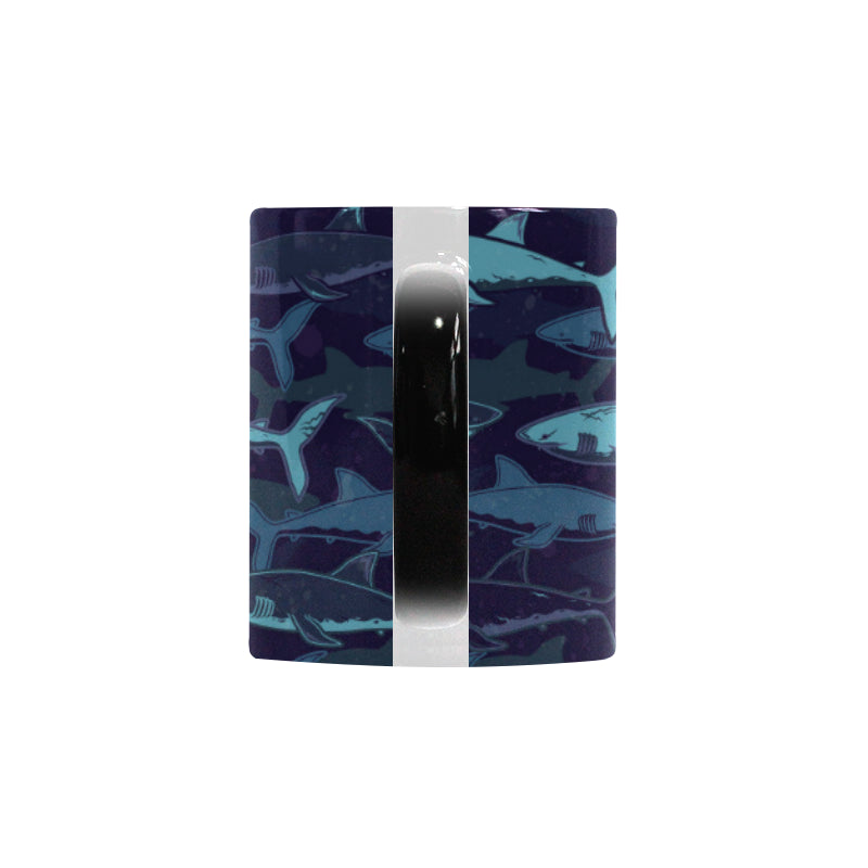 Shark pattern Morphing Mug Heat Changing Mug