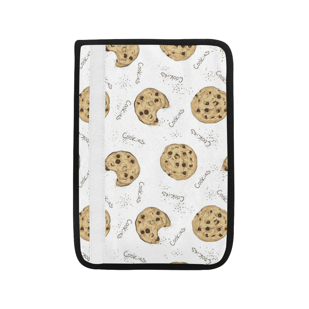 Sketch style cookie pattern Car Seat Belt Cover