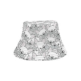 Cute french bulldog head pattern Unisex Bucket Hat