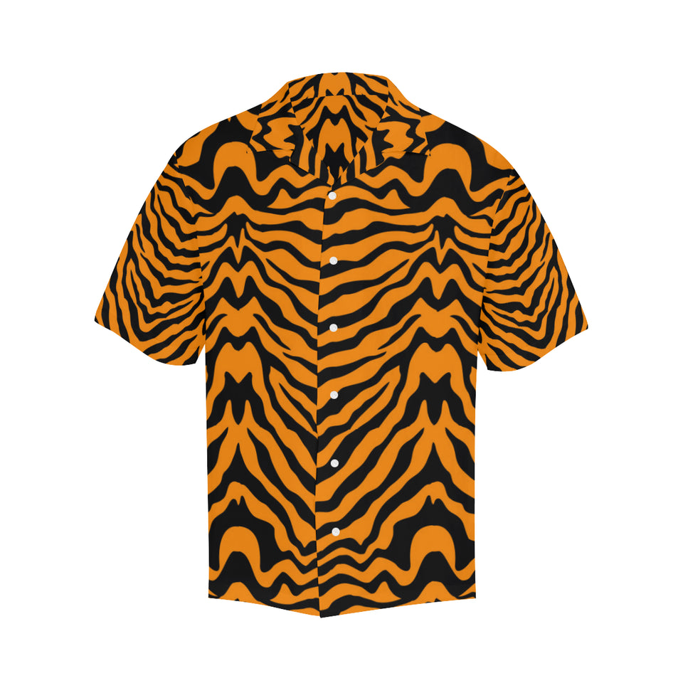 Bengal tigers skin print pattern Men's All Over Print Hawaiian Shirt