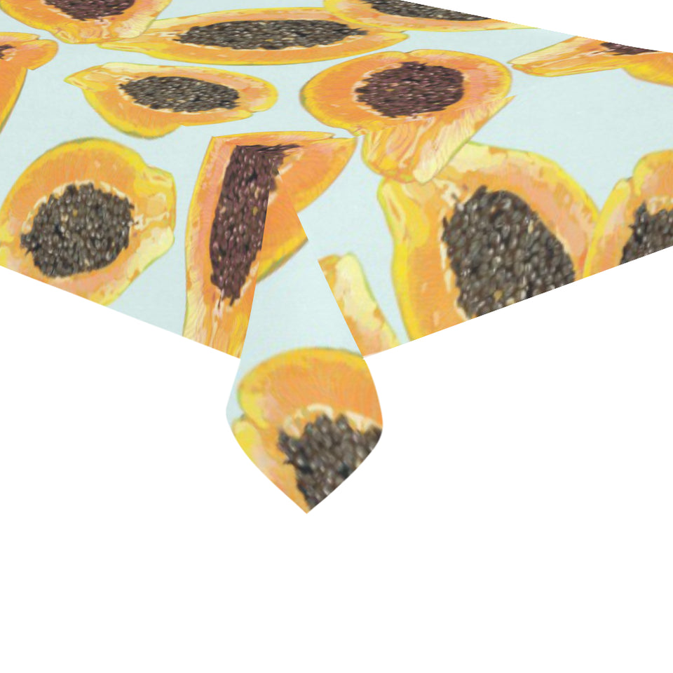 Watercolor papaya pattern Tablecloth