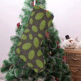 Hop pattern black background Christmas Stocking