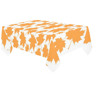 Orange Maple Leaf pattern Tablecloth