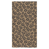 Coffee bean on brown background Bath Towel