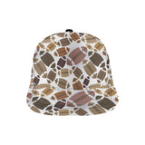 American football ball pattern All Over Print Snapback Cap