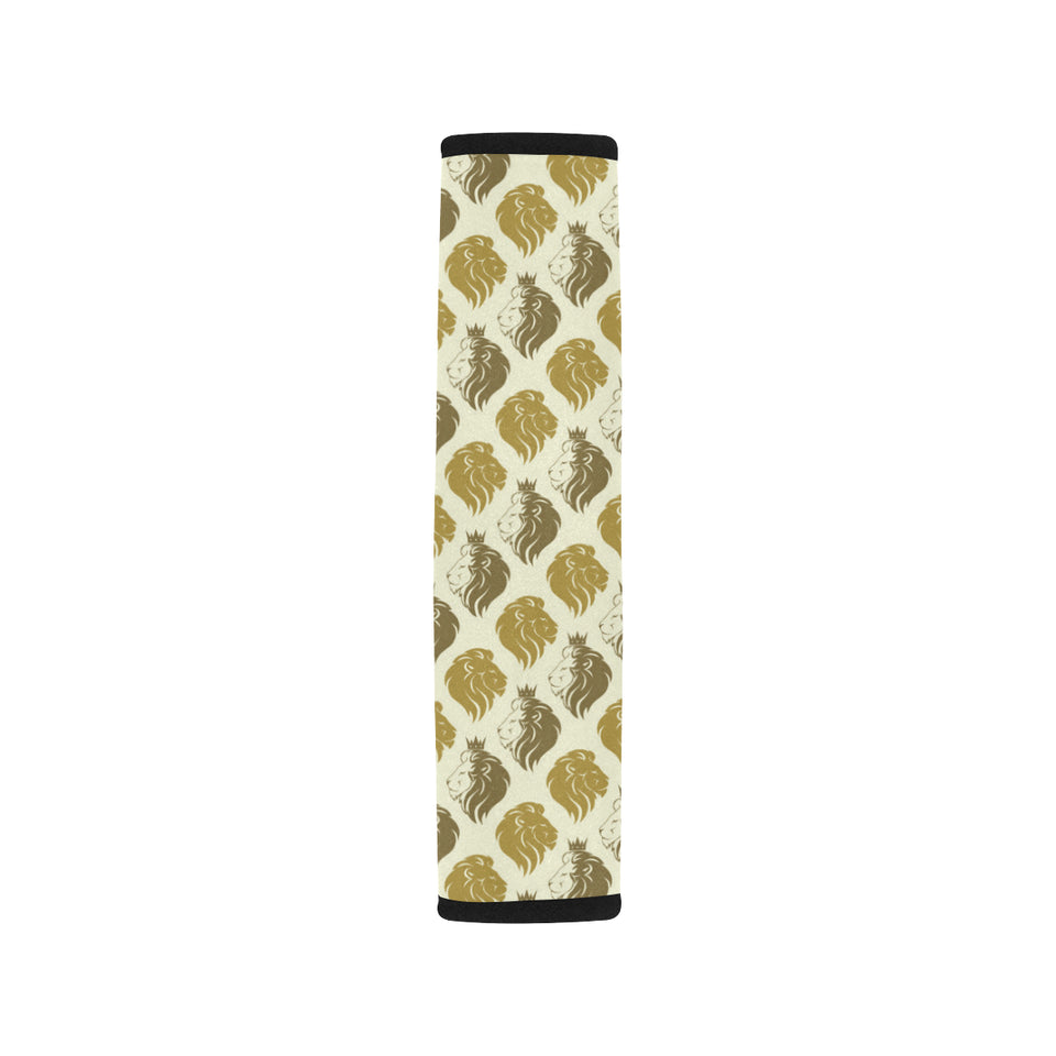 Lion Pattern Print Design 02 Car Seat Belt Cover