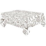 cacao beans leaves pattern Tablecloth
