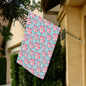 3D sakura cherry blossom pattern House Flag Garden Flag