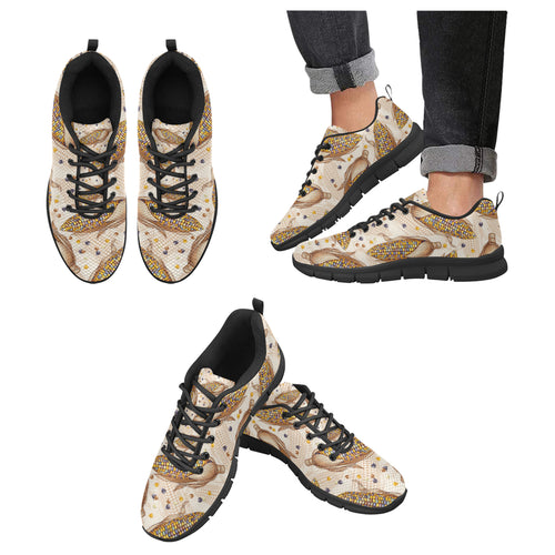 Corn Pattern Print Design 03 Men's Breathable Sneakers ( Model 055)