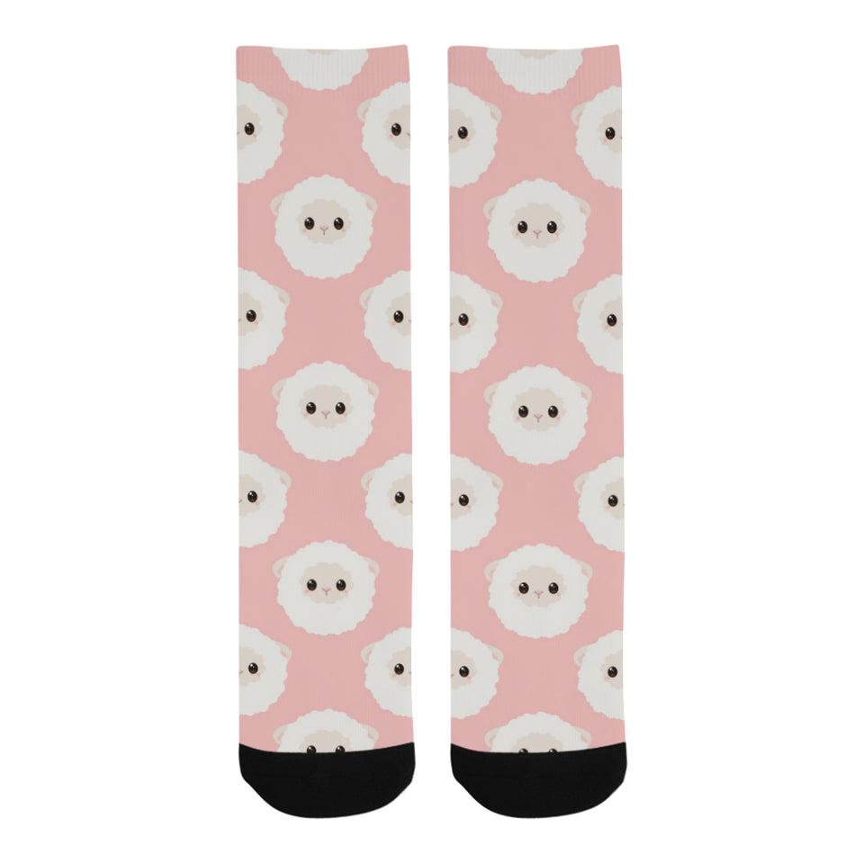 Cute sheep pattern Crew Socks