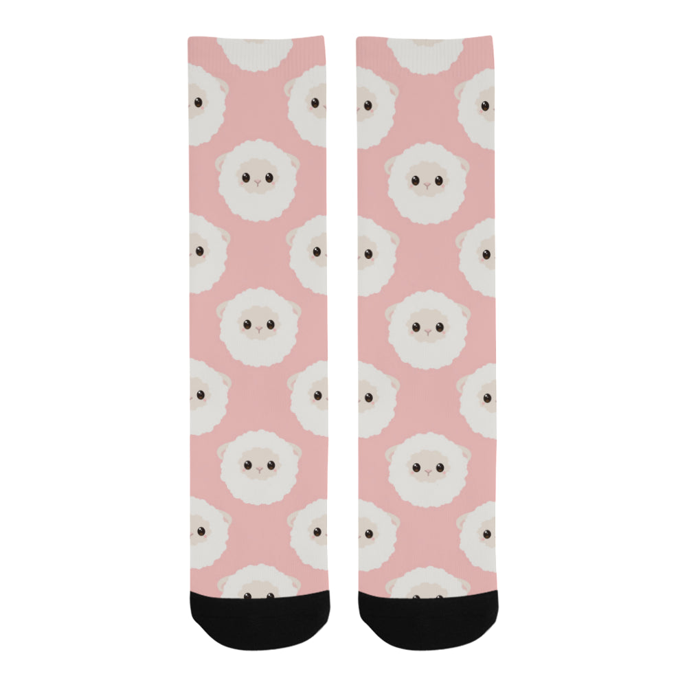 Cute sheep pattern Crew Socks