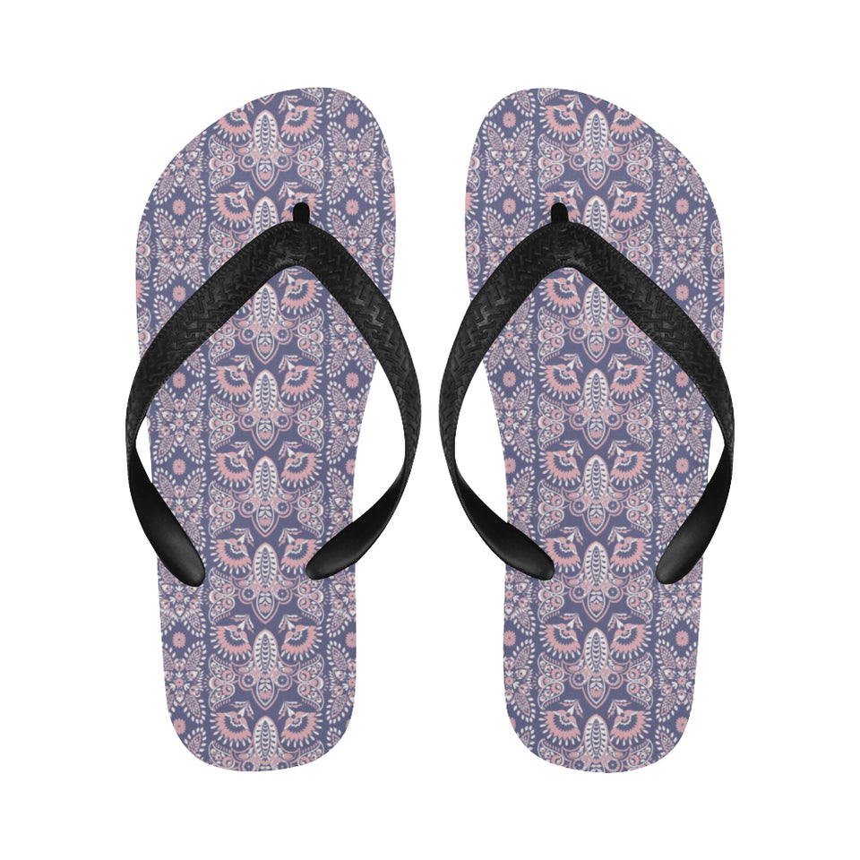 Indian Batik Style pattern Unisex Flip Flops