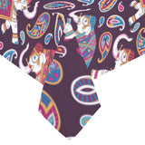Elephant indian style ornament pattern Tablecloth