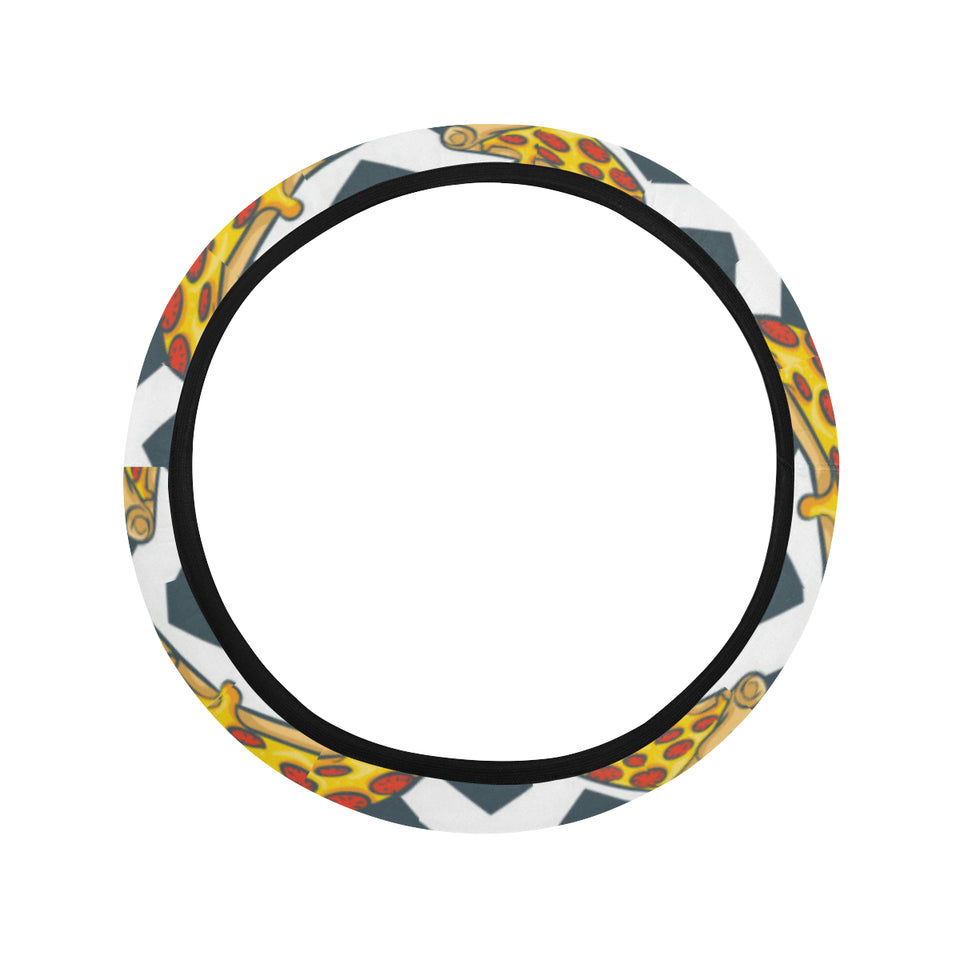 Pizza design pattern Car Steering Wheel Cover