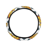 Pizza design pattern Car Steering Wheel Cover