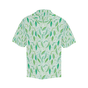 Green Peas Pattern Print Design 01 Men's All Over Print Hawaiian Shirt (Model T58)