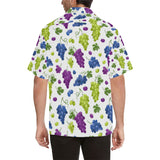 Grape pattern Men's All Over Print Hawaiian Shirt
