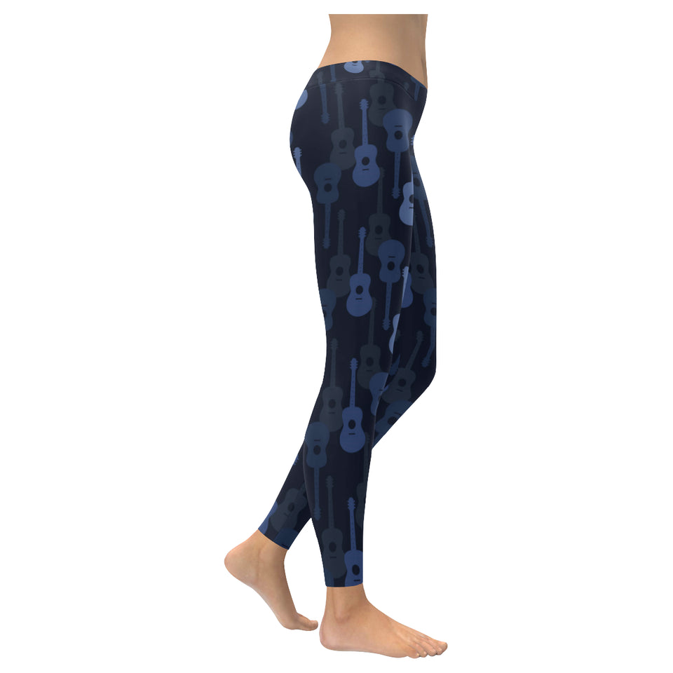 Blue Theme guitar pattern Women's Legging Fulfilled In US